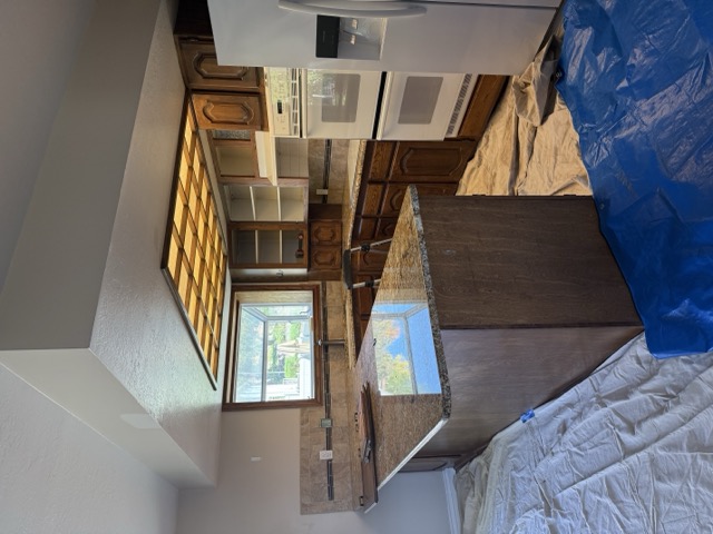 Finished cabinet and countertop installation in Utah